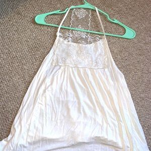 American Eagle white tank top size large